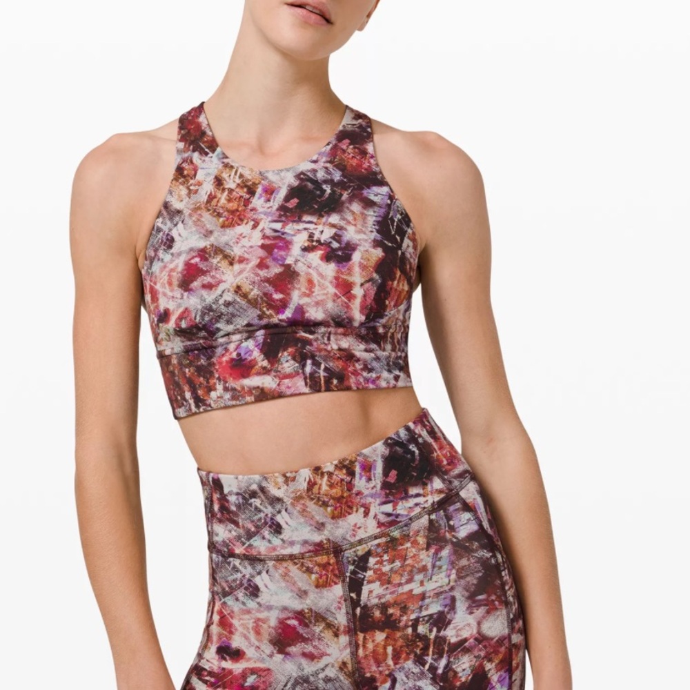 Lululemon Wunder Train Long Line Sports Bra Urbantricity